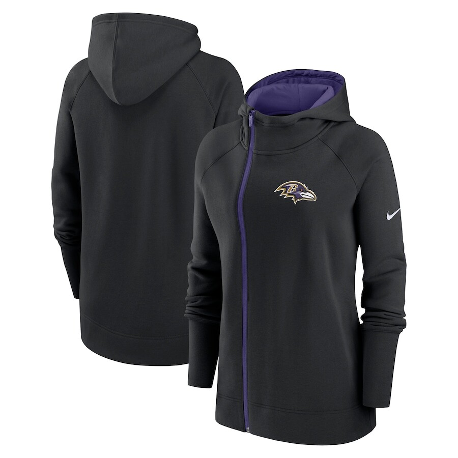 

Толстовка на молнии Nike Baltimore Ravens, черный