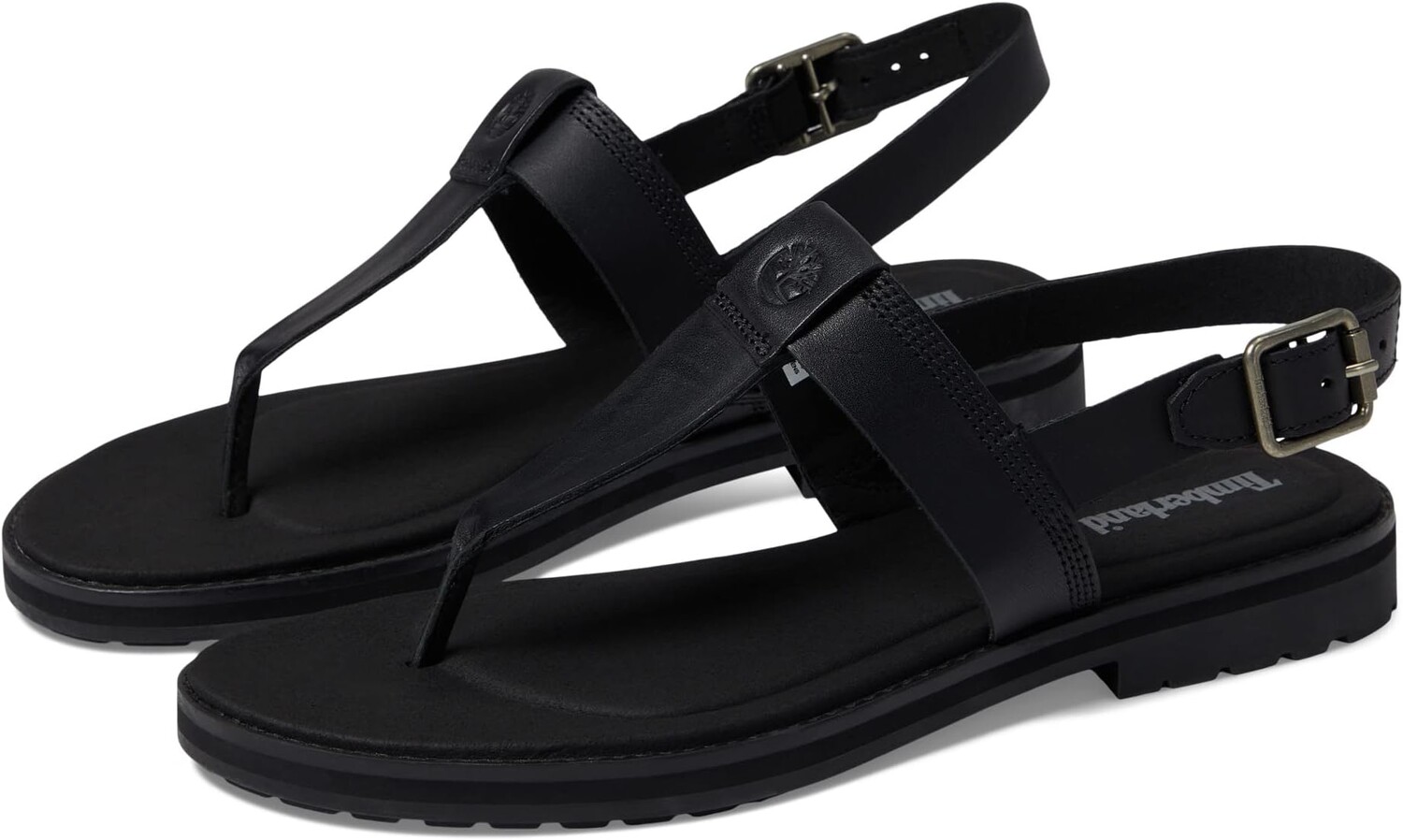 

Сандалии Chicago Riverside Thong 2 Timberland, цвет Black Full Grain