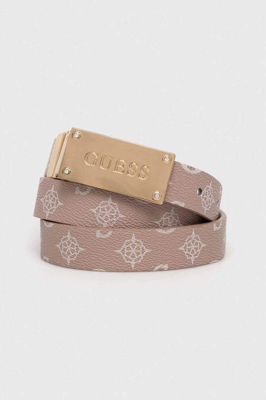 Двусторонний ремень Guess, розовый