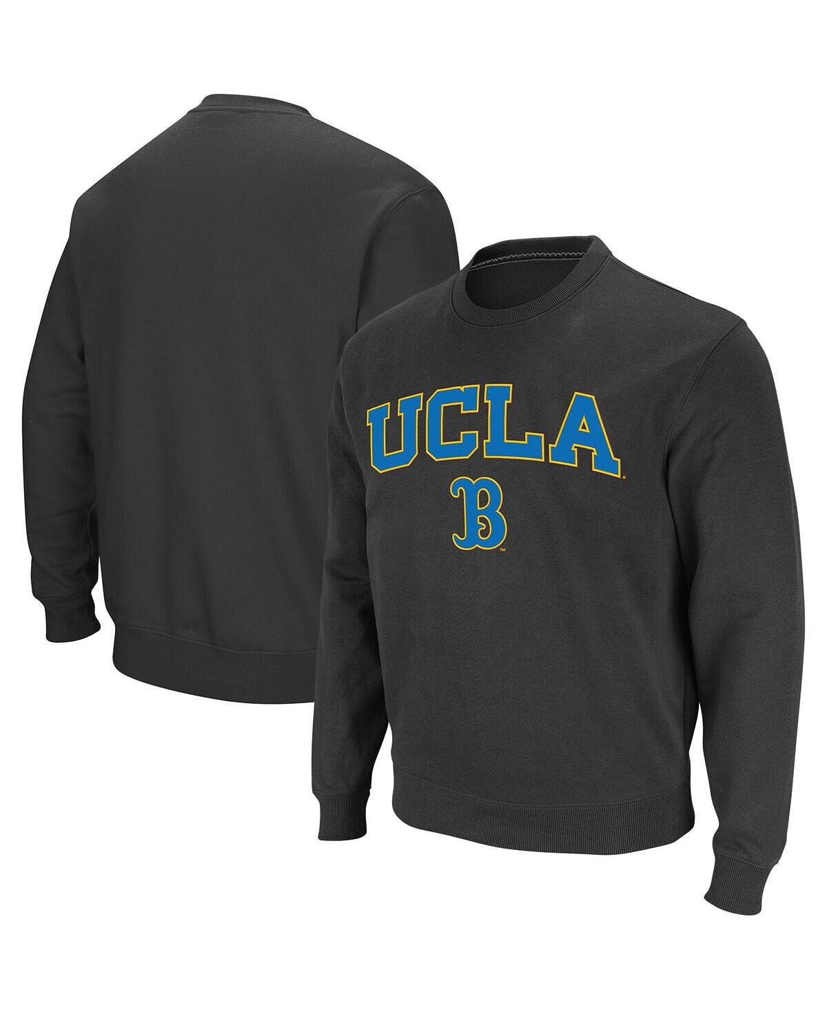 

Мужской темно-серый свитшот с круглым вырезом UCLA Bruins Arch & Logo Colosseum