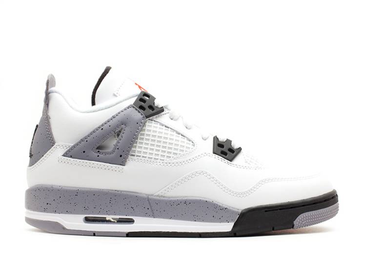 

Кроссовки AIR JORDAN 4 RETRO GS 'CEMENT' 2012, белый