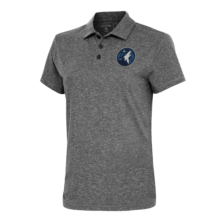

Поло с коротким рукавом Antigua Minnesota Timberwolves, черный