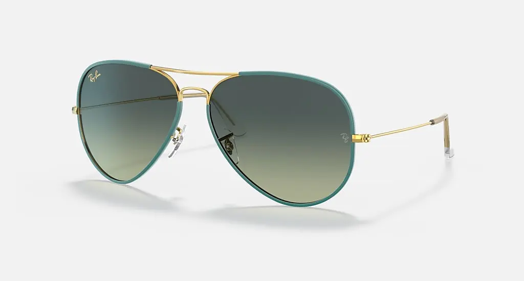 

Солнцезащитные очки Ray-Ban AVIATOR FULL COLOR LEGEND, зеленый/синий градиент
