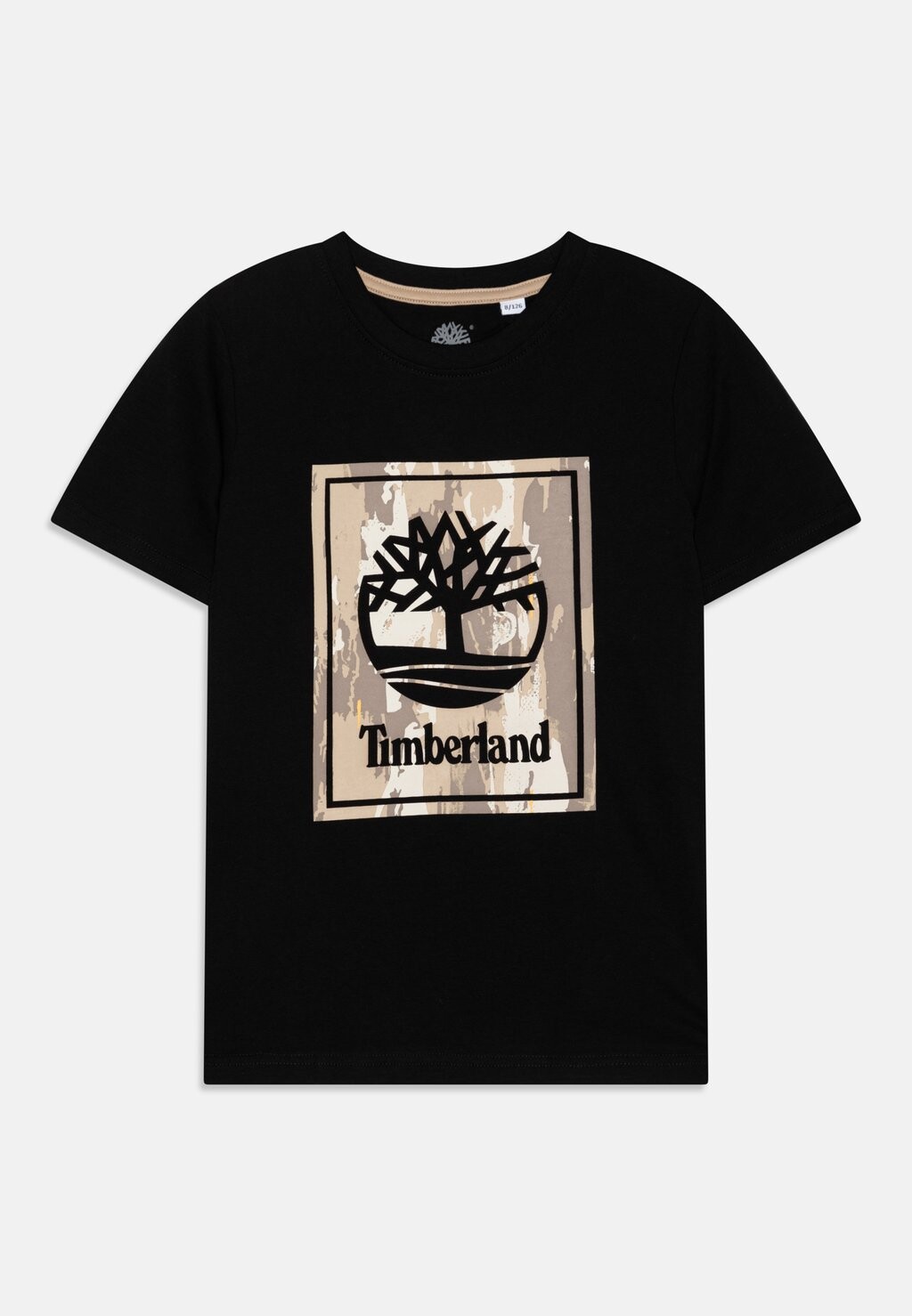 Футболка с принтом SHORT SLEEVES TEE Timberland, цвет black цена и фото