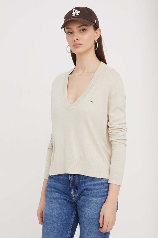 

Свитер Tommy Jeans, бежевый