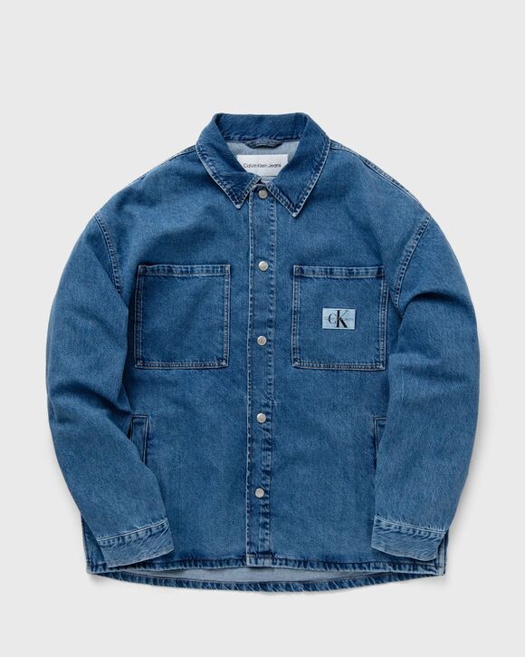 

Рубашка Calvin Klein Jeans Oversized Overshirt, цвет denim medium