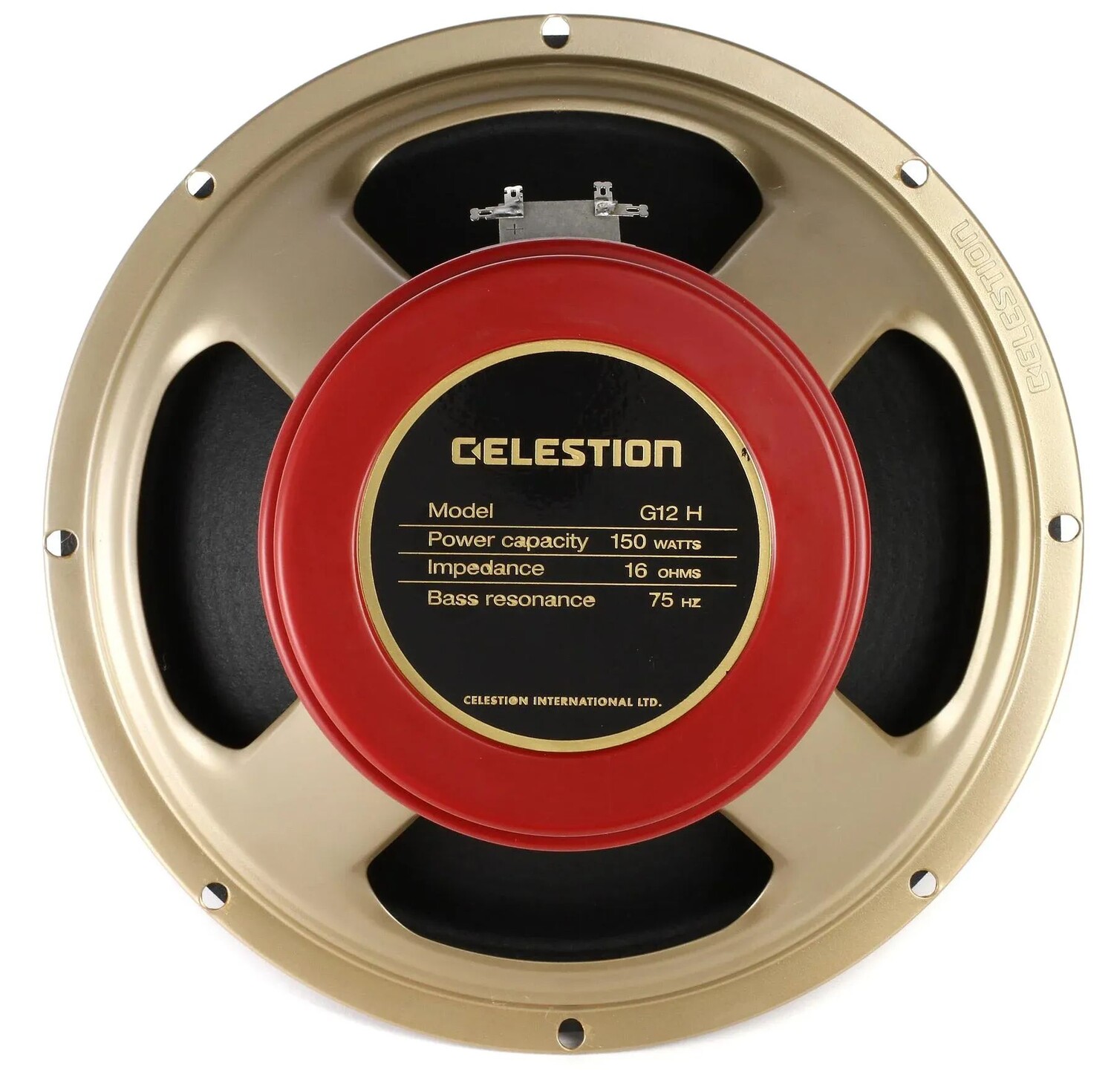 

Celestion G12H-150 Redback 12-дюймовый сменный динамик для гитарного усилителя мощностью 150 Вт — 16 Ом