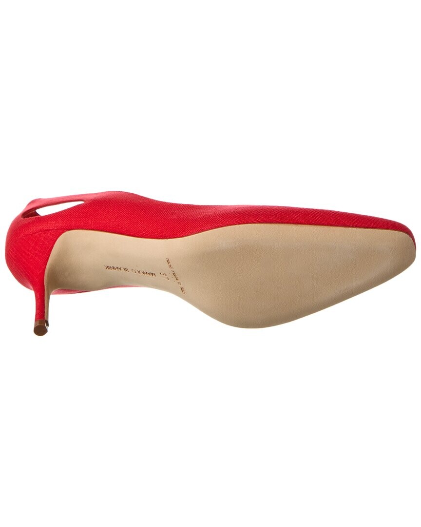 

Туфли для льна Manolo Blahnik Toplaca 70, красный