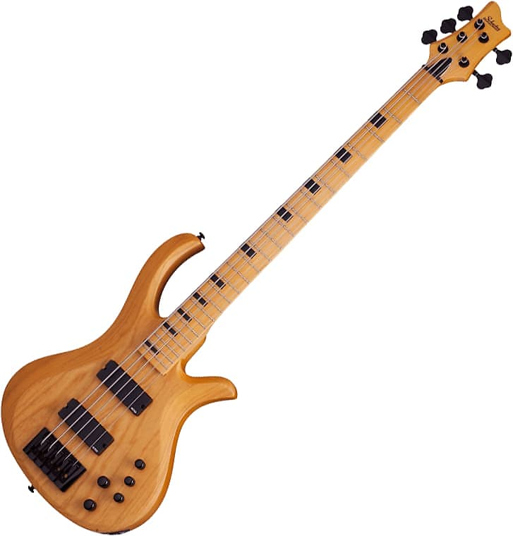 Басс гитара Schecter Riot-5 Session Electric Bass in Aged Natural Gloss Finish