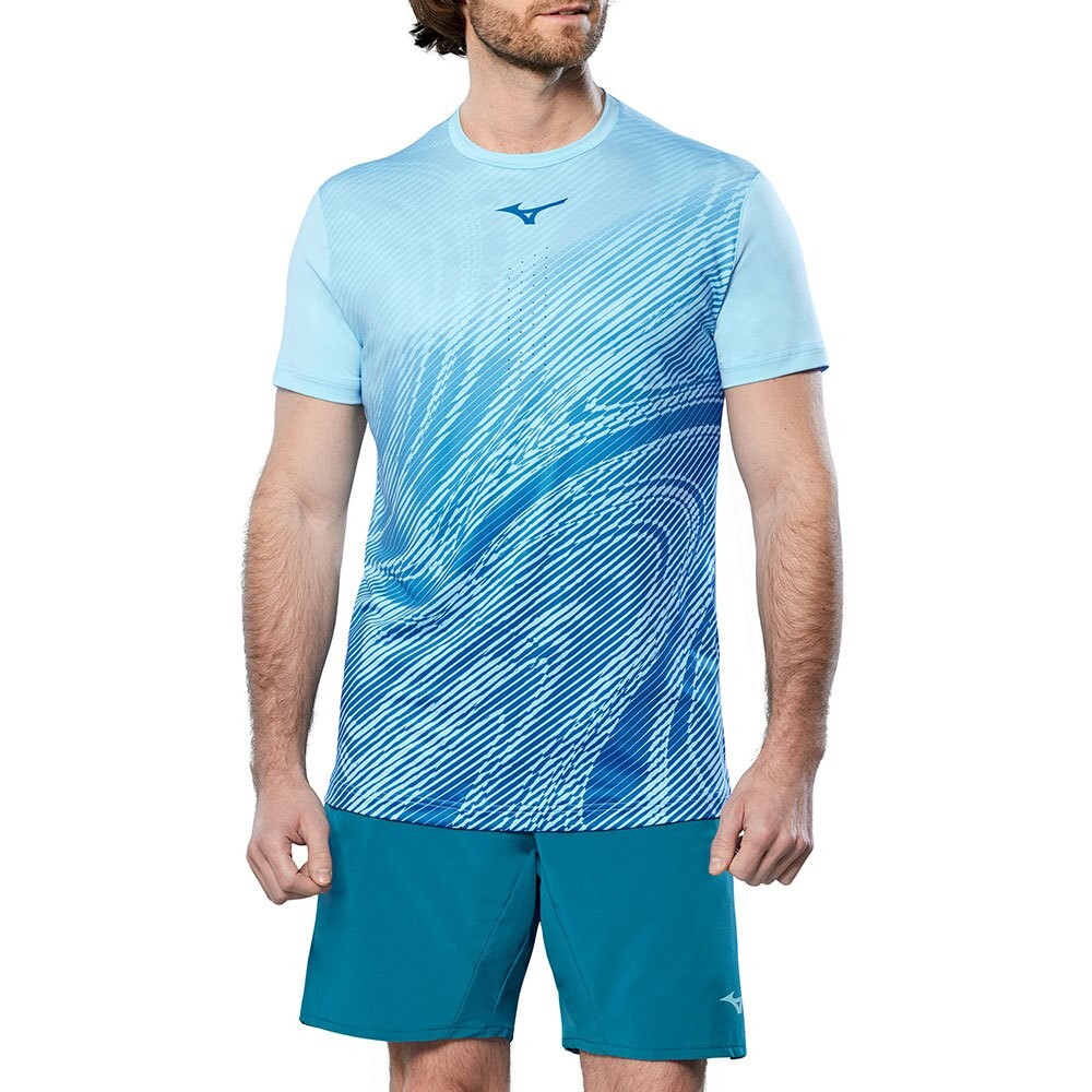 

Футболка с коротким рукавом Mizuno Charge Shadow Graphic, синий