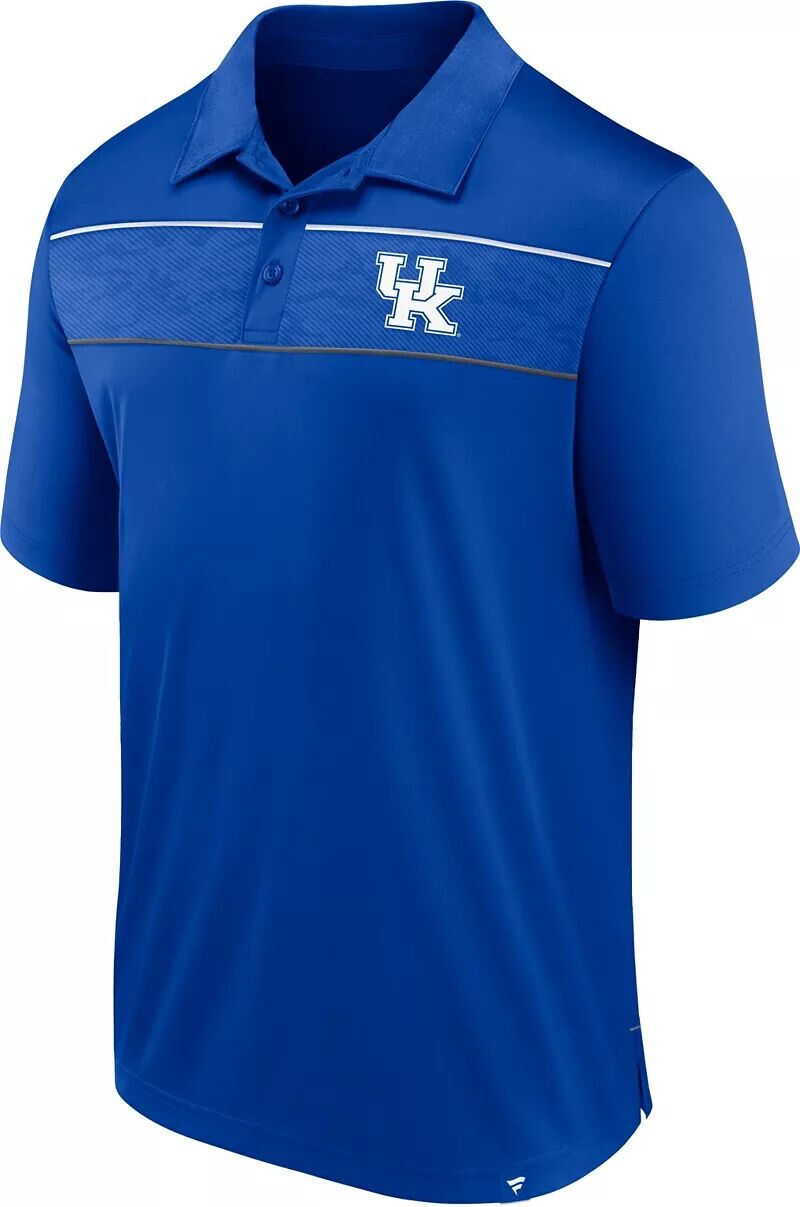 

Мужская футболка-поло синего цвета с тиснением NCAA Kentucky Wildcats