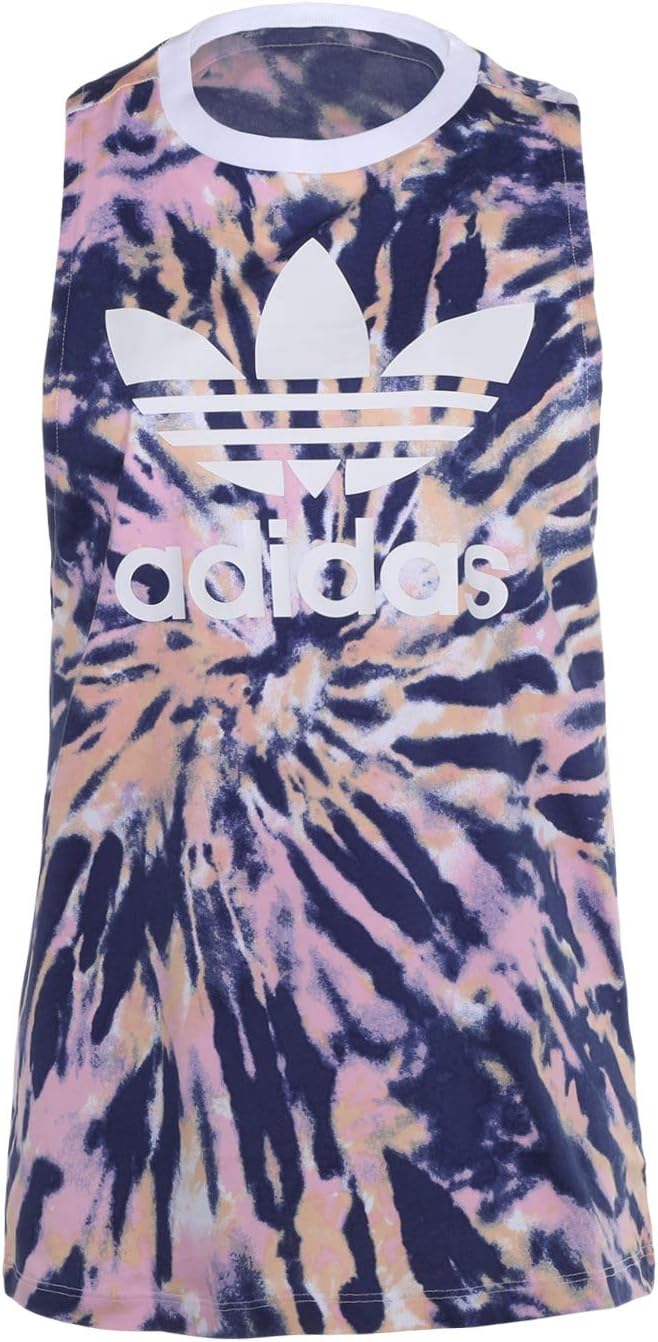 цена Майка Psychedelic Summer Loose Tank adidas, цвет White/Midnight Indigo/True Pink