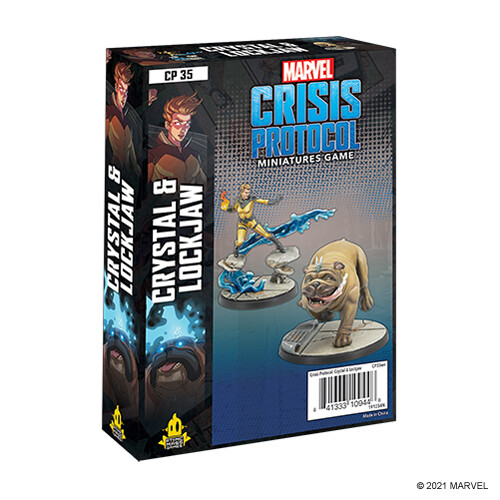 

Фигурки Marvel Crisis Protocol: Crystal And Lockjaw