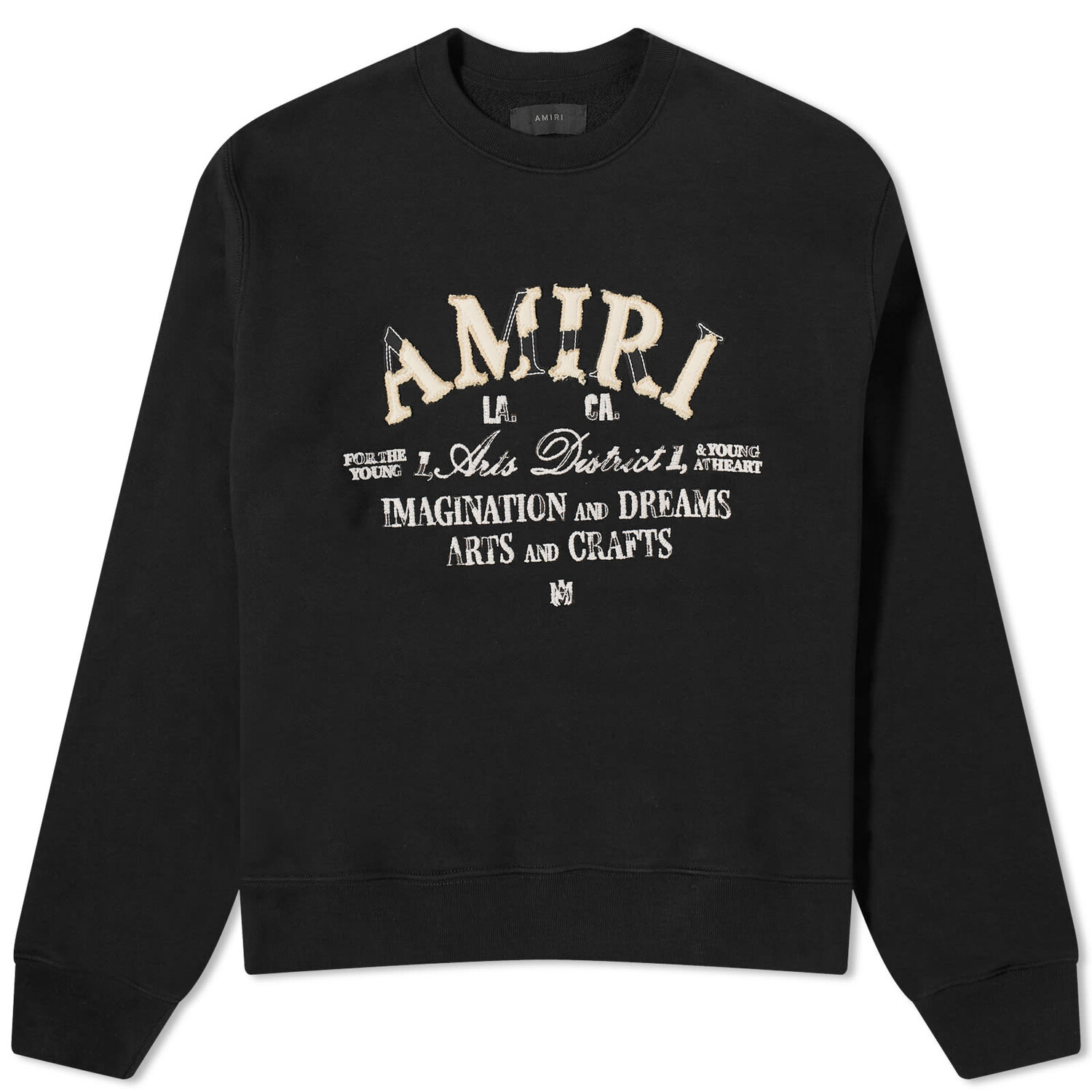

Свитер Amiri Distressed Arts District Crew, черный