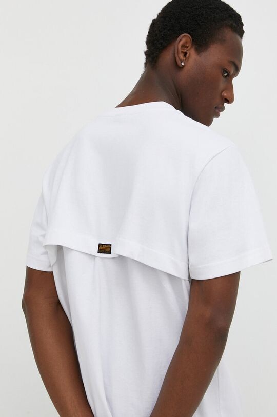 

Хлопковая футболка G-Star Raw, белый
