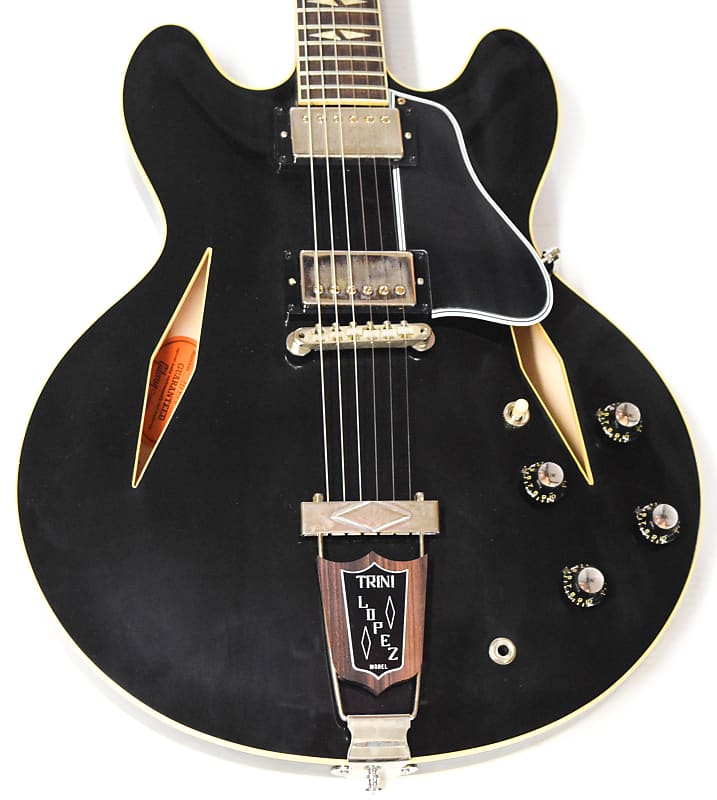 Электрогитара Gibson Custom 1964 Trini Lopez Standard Reissue VOS Semi-Hollow Electric Ebony