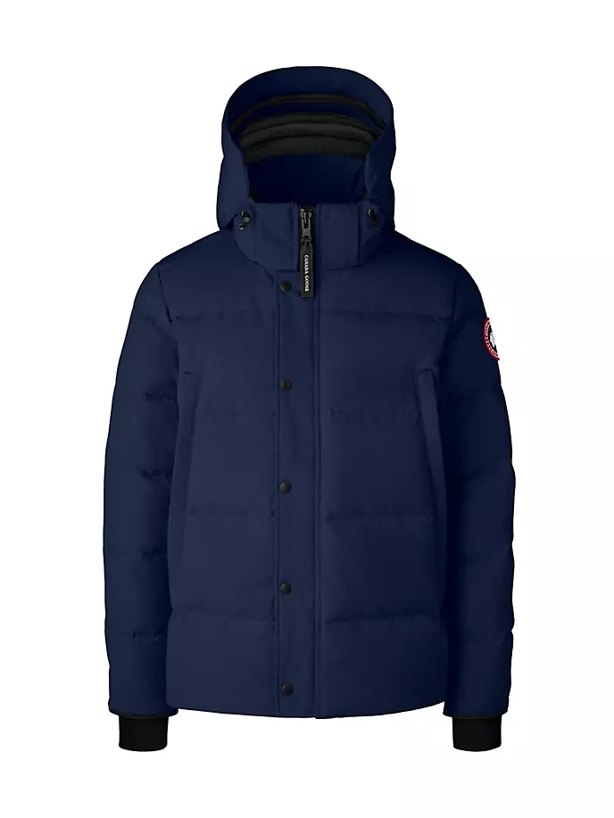 Пуховая парка узкого кроя Wyndham Canada Goose, цвет atlantic navy пуховая парка wyndham canada goose серый