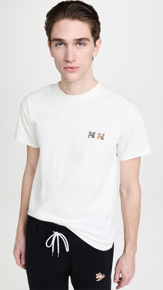 

Футболка Maison Kitsune Double Fox Head Patch Classic