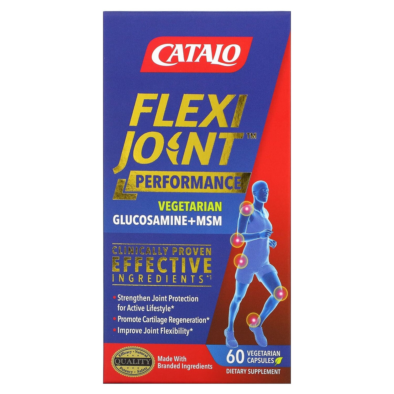

FlexiJoint, глюкозамин и МСМ, 60 вегетарианских капсул, Catalo Naturals