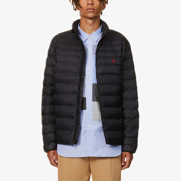 

Складная утепленная куртка Terra из переработанной кожи Polo Ralph Lauren, черный