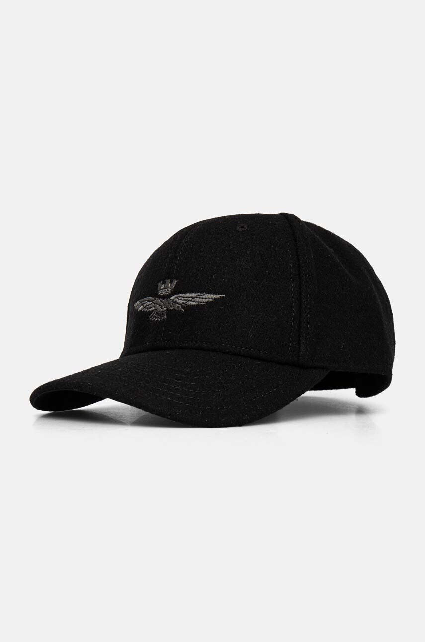 

Кепка Aeronautica Militare с хлопковым козырьком, черный
