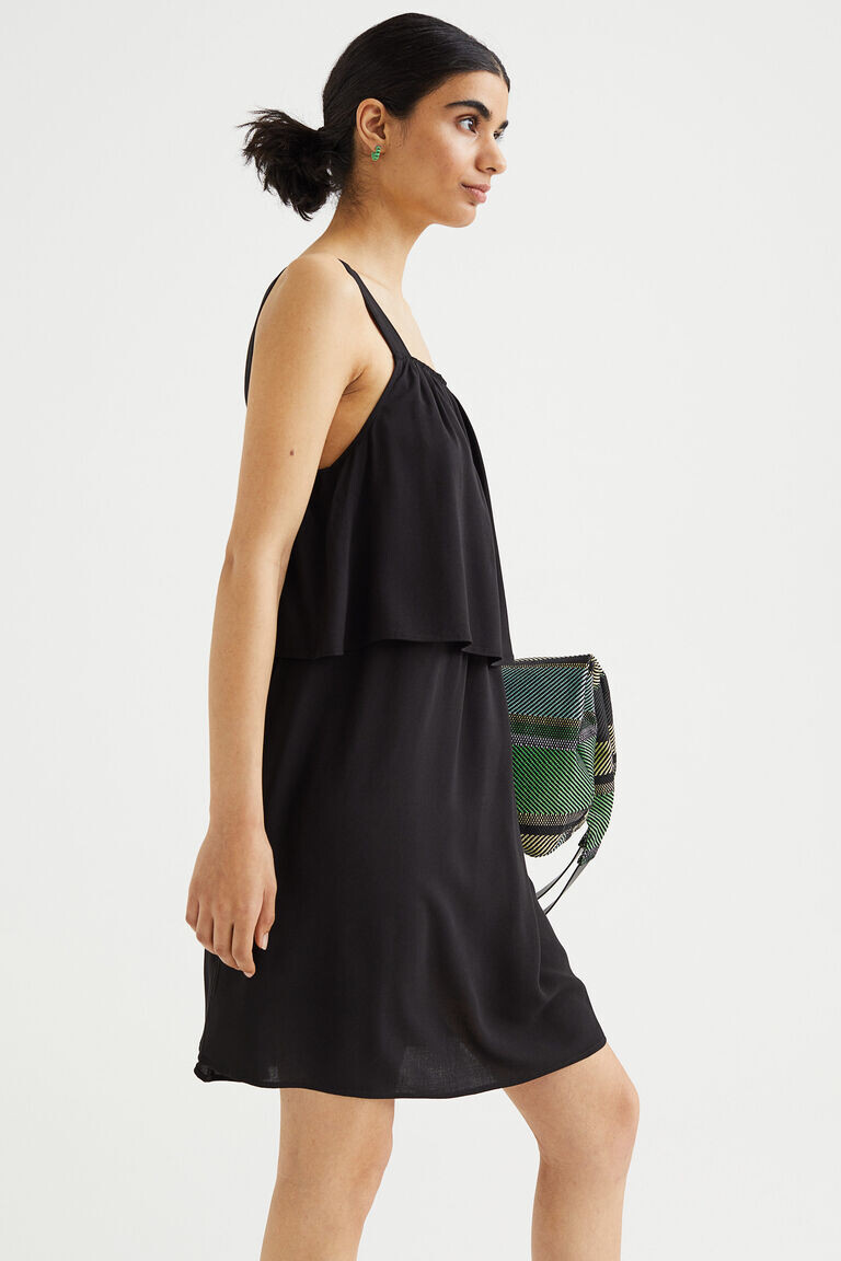 

Платье для кормления из вискозы H&M, черный