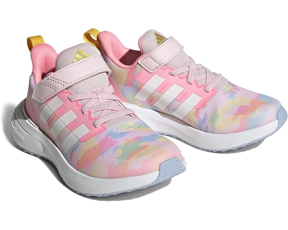 

Кроссовки Adidas Adidas Kids Fortarun 2.0 Elastic Lace Sneakers, цвет Clear Pink/White/Blue Dawn