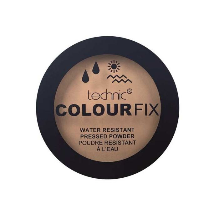 цена Пудра для лица Polvos Compactos Colour Fix Water Resistant Technic, Hazelnut