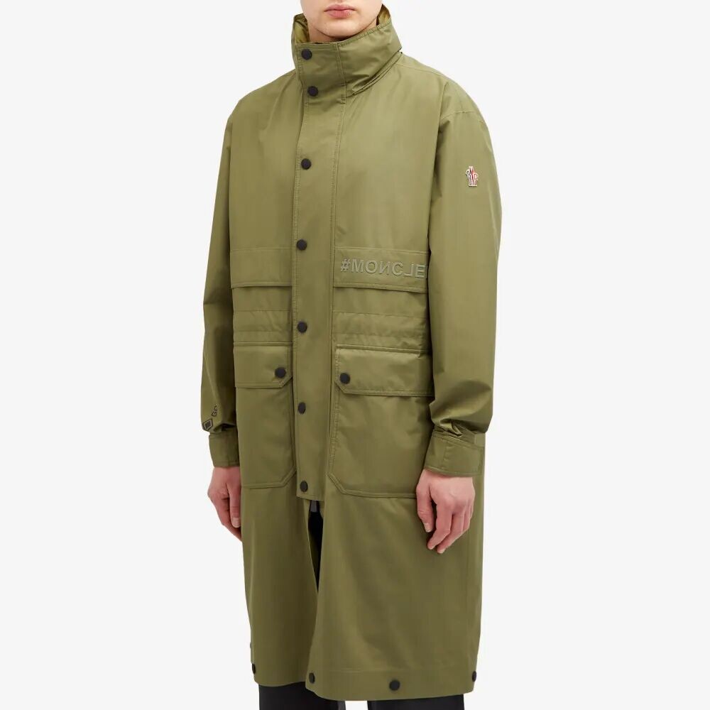 

Moncler Grenoble Длинная парка Steig, зеленый