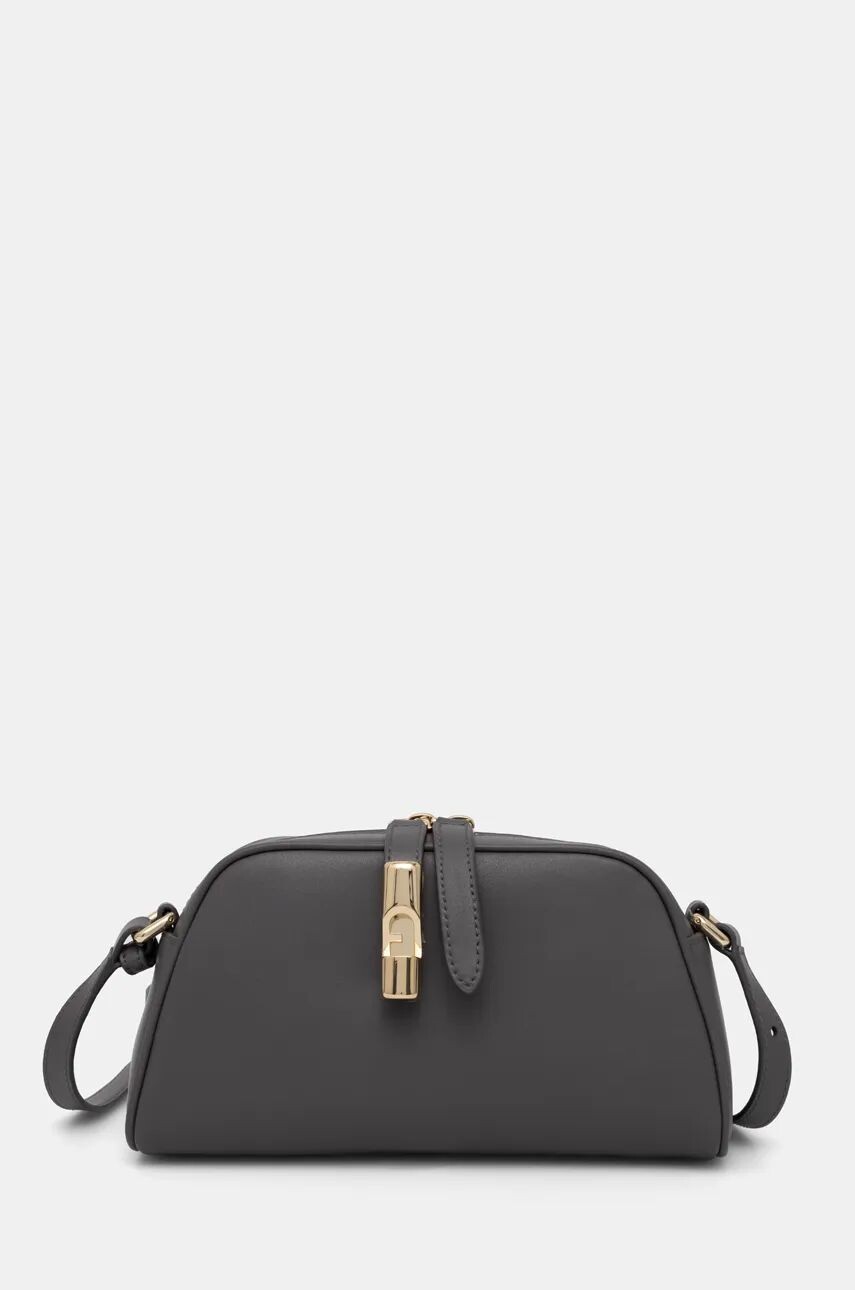 

Кожаная сумка Furla, серый