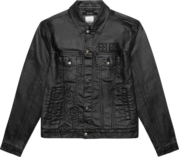 

Куртка Ksubi Classic 'Waxed', черный