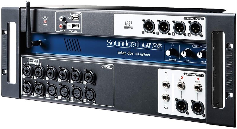 

Микшер Soundcraft Ui16 Remote-Controlled 16-Input Digital Mixer