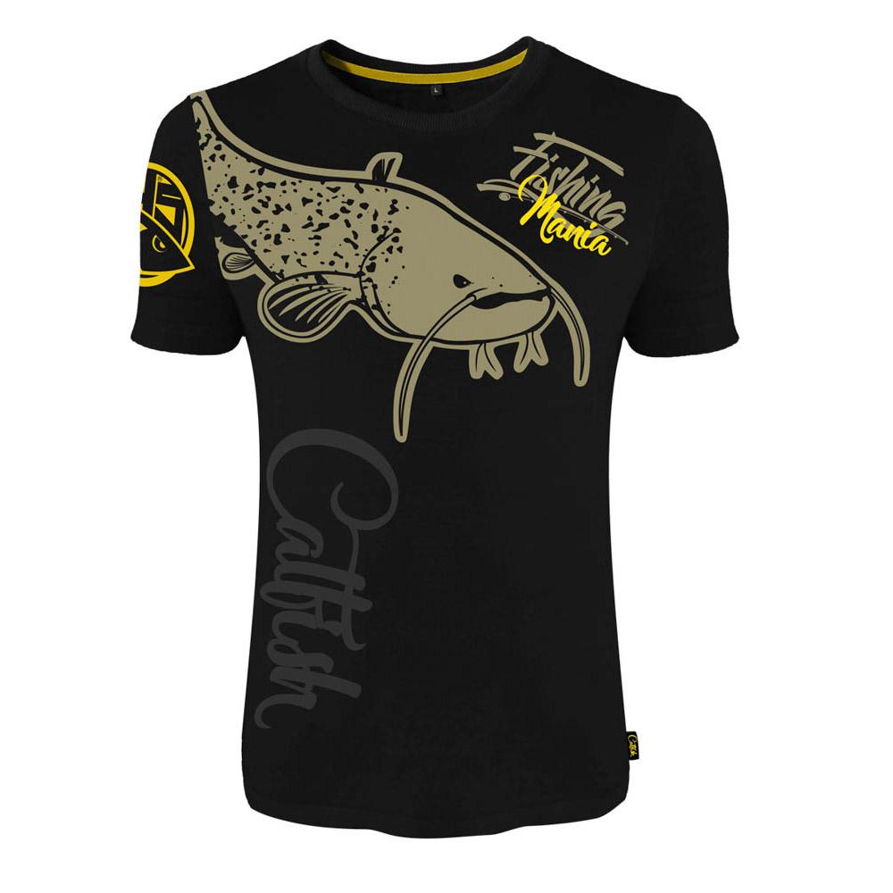 Футболка Hotspot Design Fishing Mania CatFish, черный