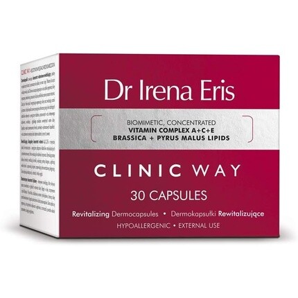 

Clinic Way Витаминный комплекс A+C+E для кожи лица 30 капсул, Dr Irena Eris