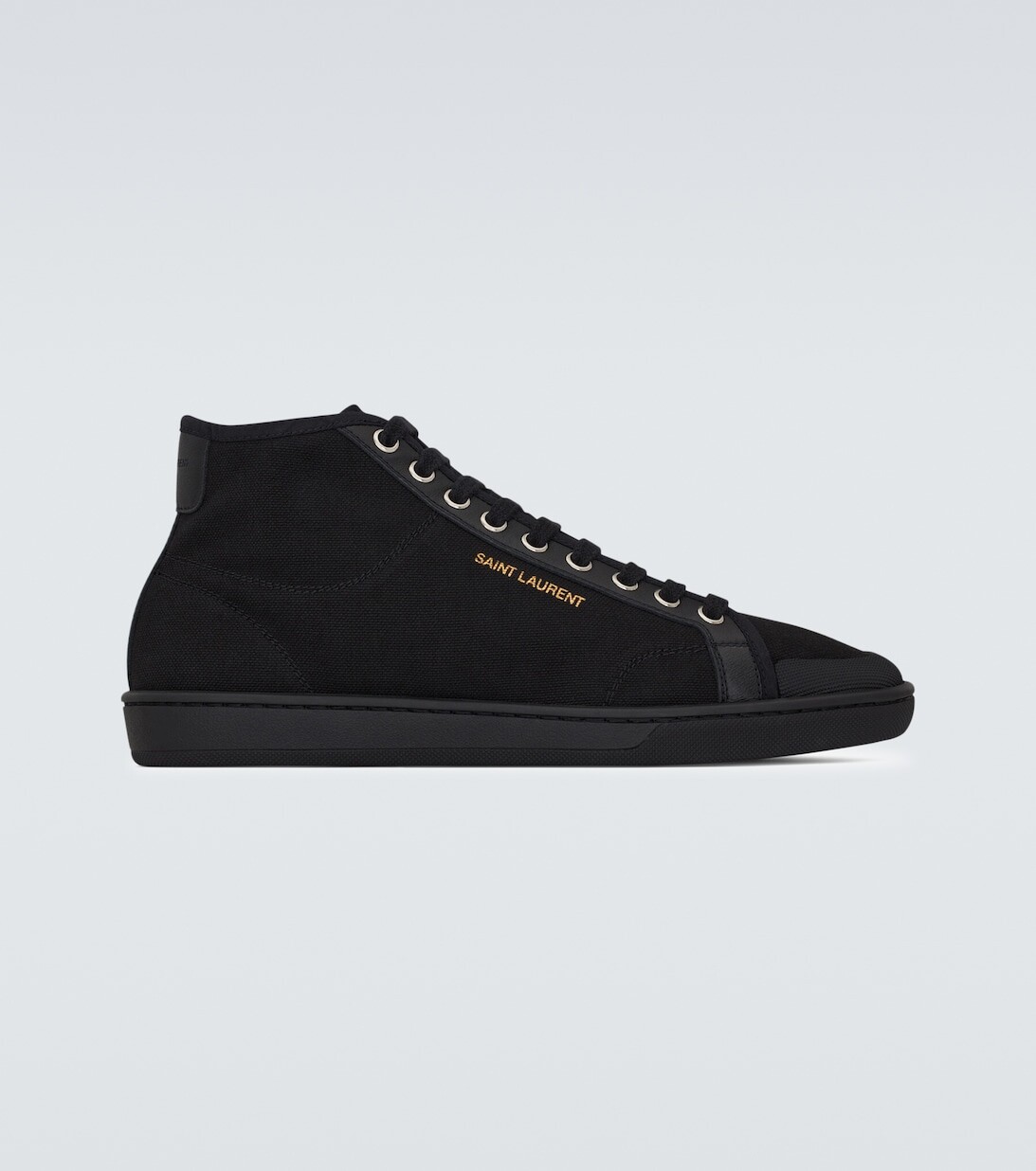 

Кроссовки средней высоты Saint Laurent, черный