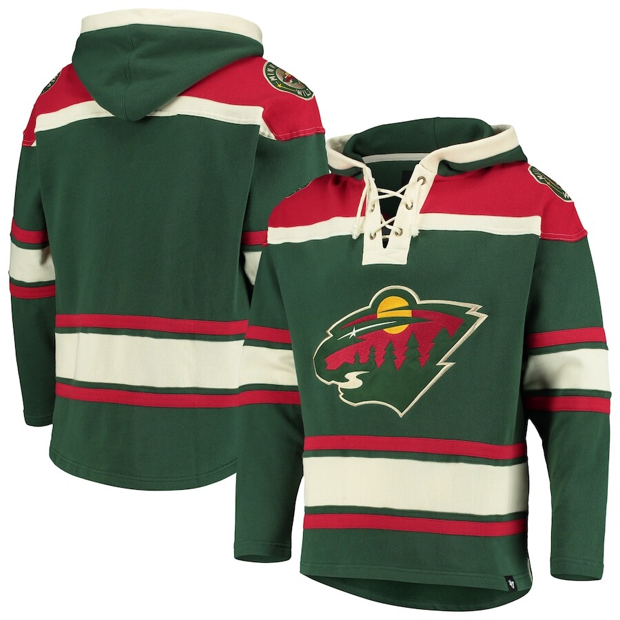 

Пуловер с капюшоном 47 Minnesota Wild, зеленый