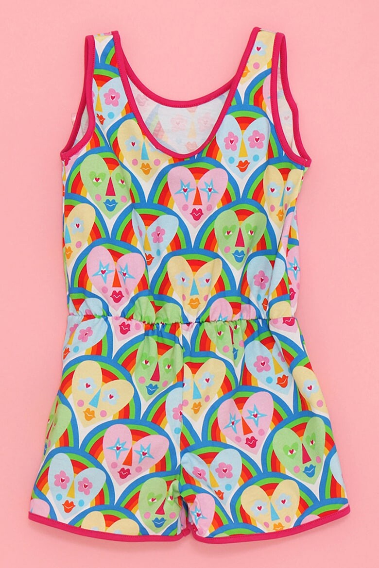 

Короткий комбинезон с фигурным узором Agatha Ruiz De La Prada, мультиколор