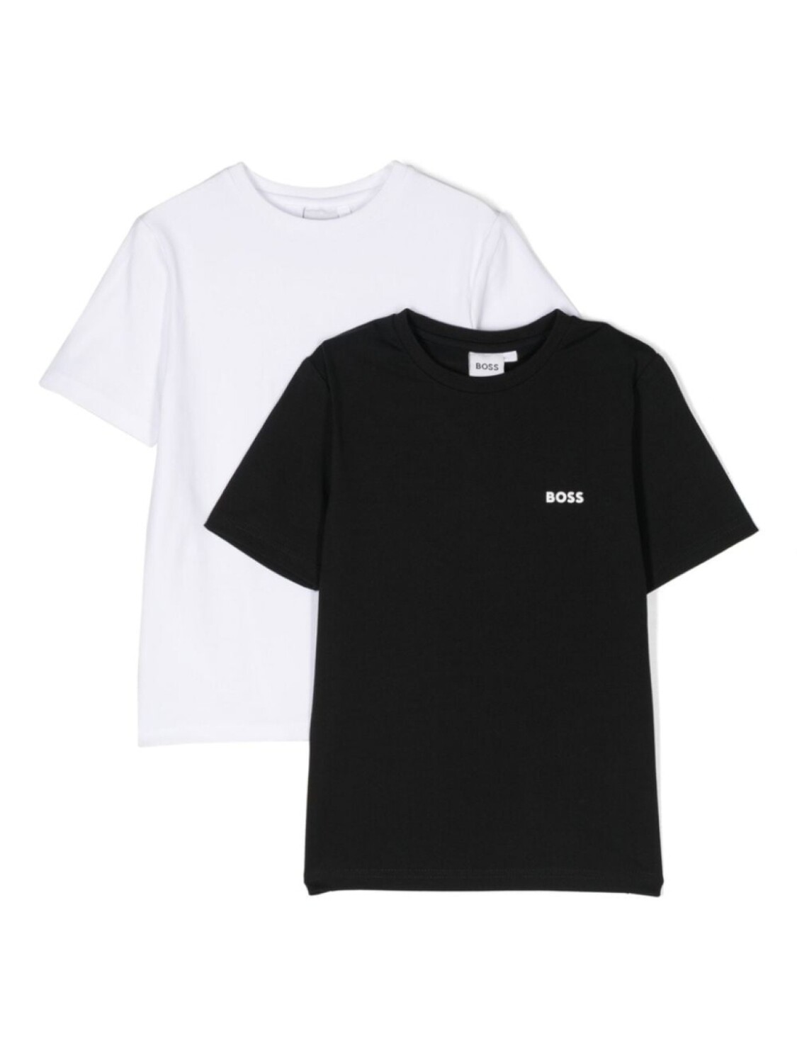 

BOSS Kidswear комплект из двух футболок с логотипом, белый