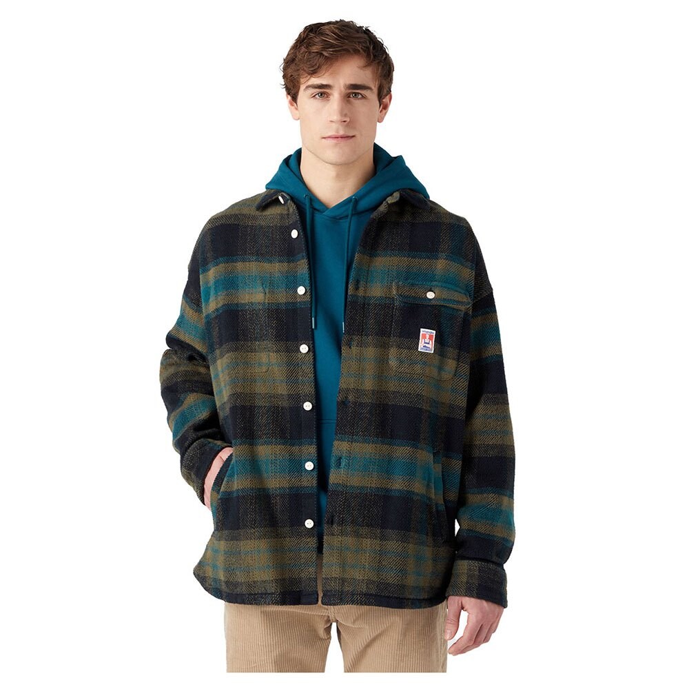 

Рубашка Wrangler 112341174 Oversized, зеленый