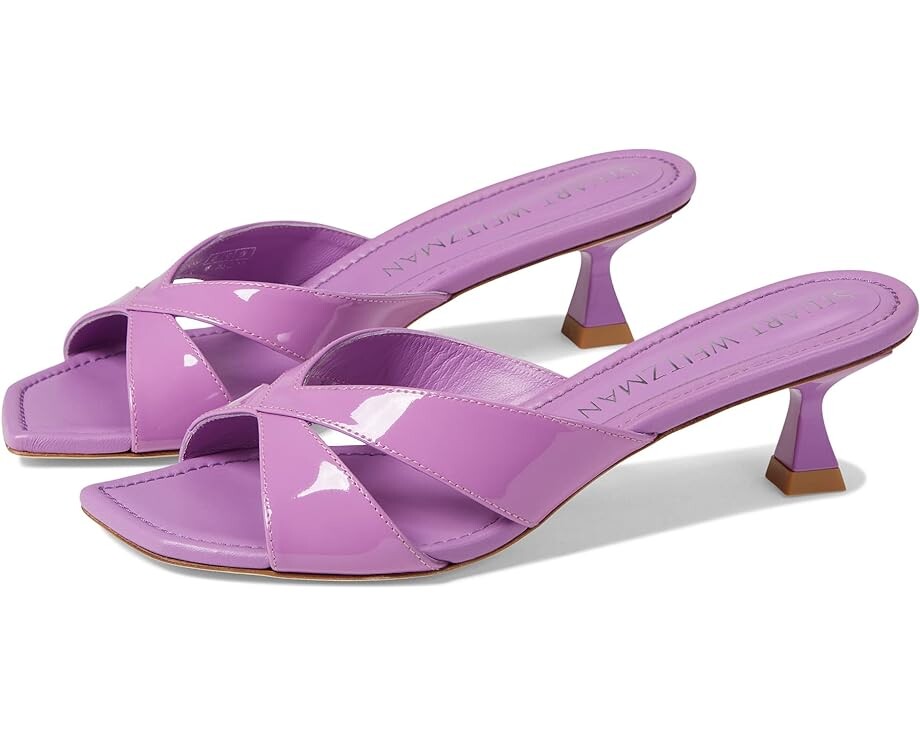 

Туфли Stuart Weitzman Miami Xcurve 50 Slide, цвет Lilac
