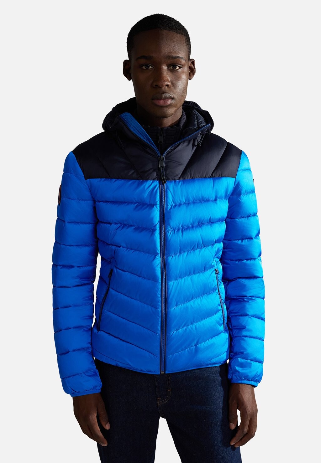 

Куртка зимняя AERONS HOOD Napapijri, синий классический