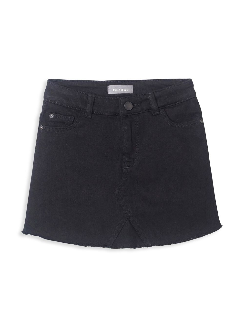 

Джинсовая мини-юбка для девочки DL1961 Premium Denim, черный