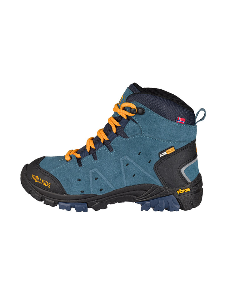 

Кроссовки Trollkids Leder- Trollsteinen Hiker Mid, синий