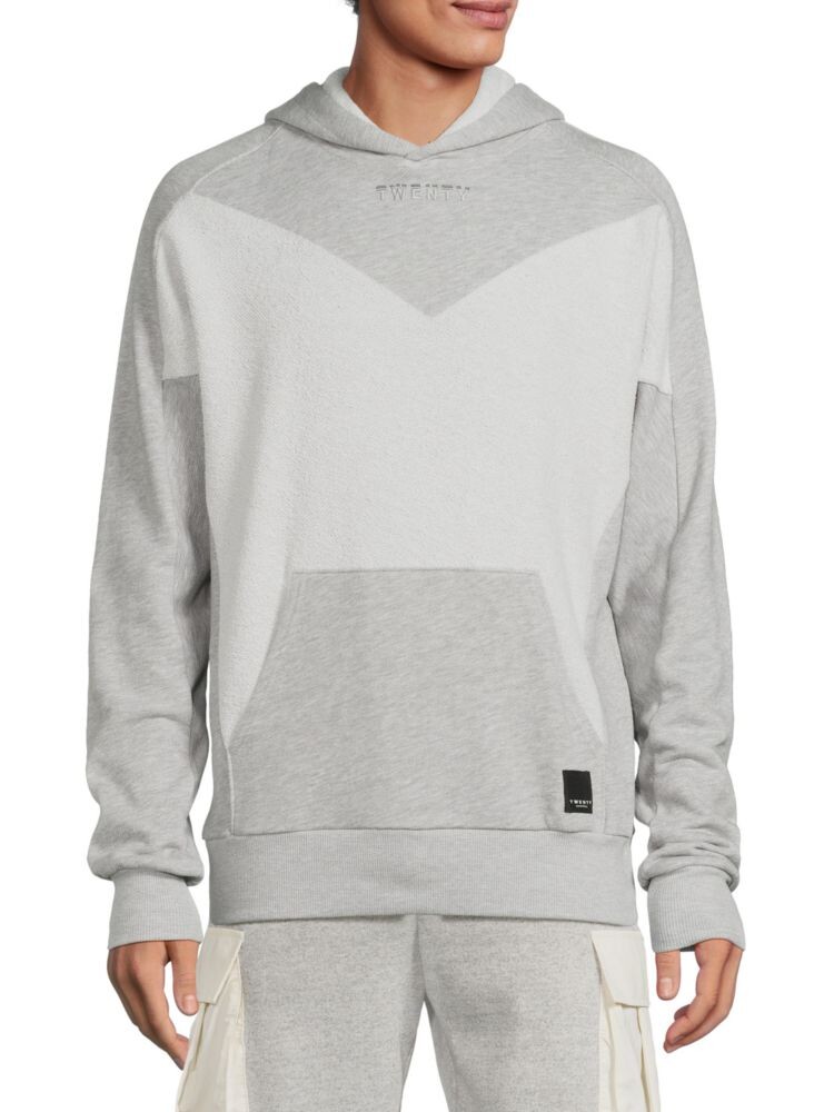 

Вязаная толстовка с цветными блоками Twenty Montreal, цвет Heather Grey