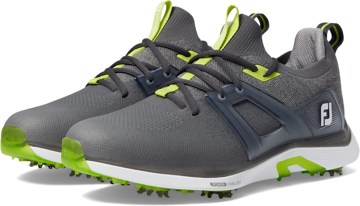 

Кроссовки HyperFlex Golf Shoes FootJoy, цвет Charcoal/Grey/Lime