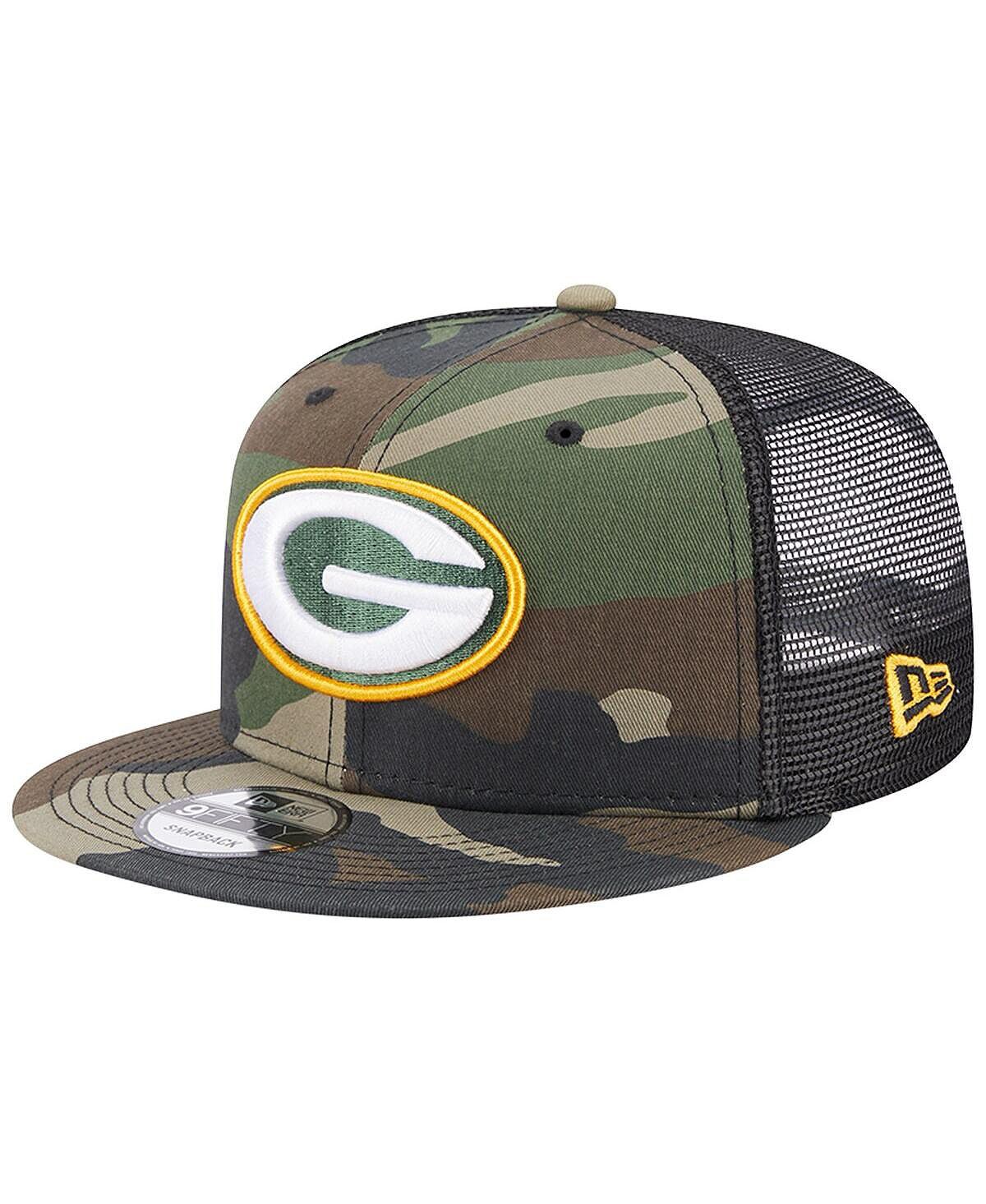 Мужская камуфляжная кепка Green Bay Packers Classic Trucker 9FIFTY Snapback New Era мужская камуфляжная кепка new england patriots classic trucker 9fifty snapback new era