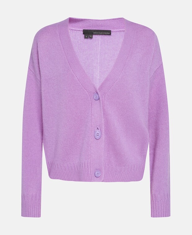 

Кашемировый кардиган 360Cashmere, фиолетовый