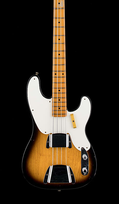 Басс гитара Fender Custom Shop 1953 Precision Bass Journeyman Relic - Aged 2-Color Sunburst #3544