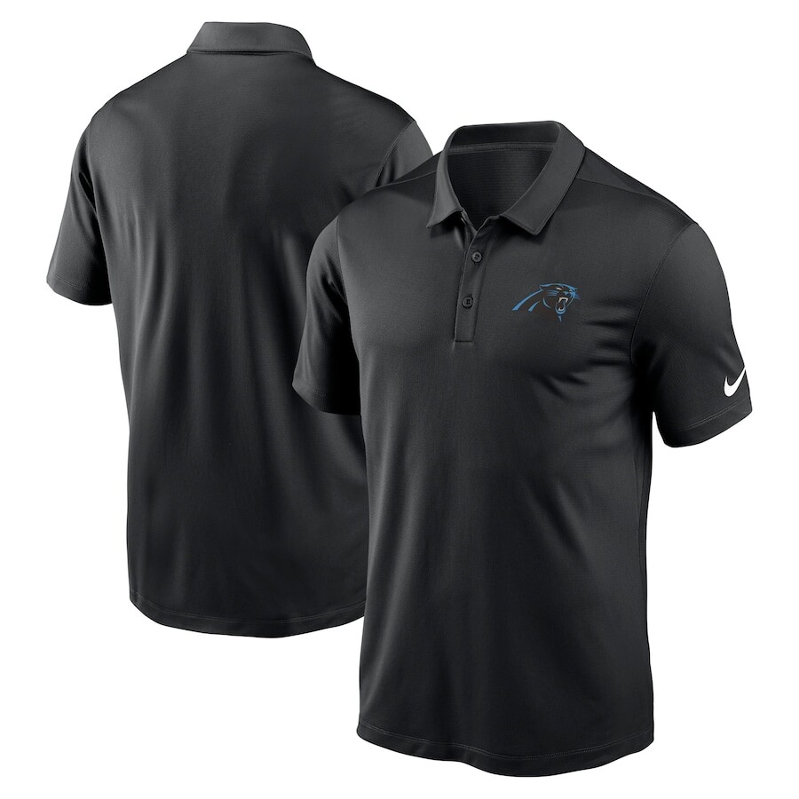 

Поло с коротким рукавом Nike Carolina Panthers, черный