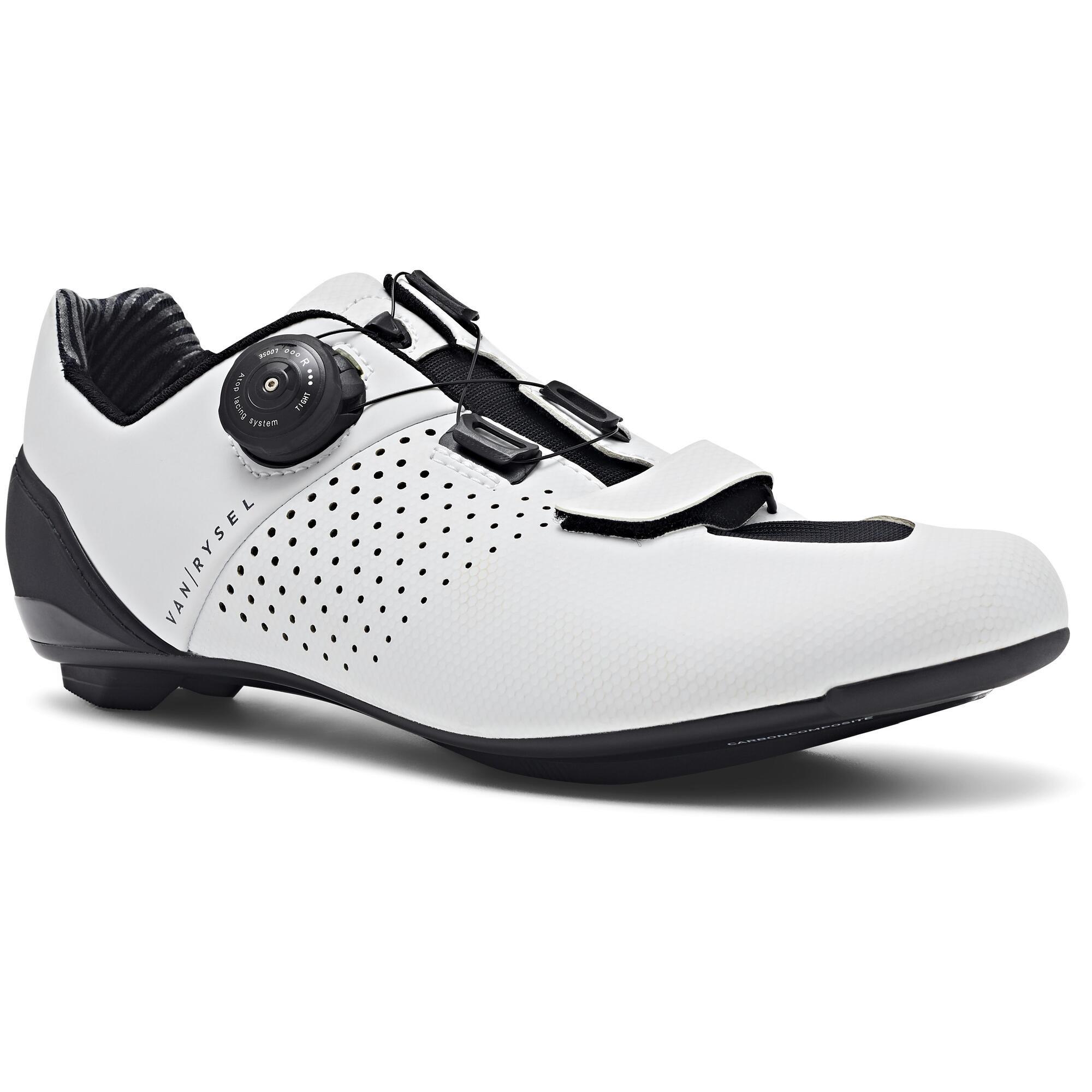 Спортивные кроссовки Decathlon Road Cycling Shoes Road 520 Van Rysel, белый road cycling footwear 2021 new arrival red cycling shoes road speed sneaker for men bicycle shoes non slip breathable